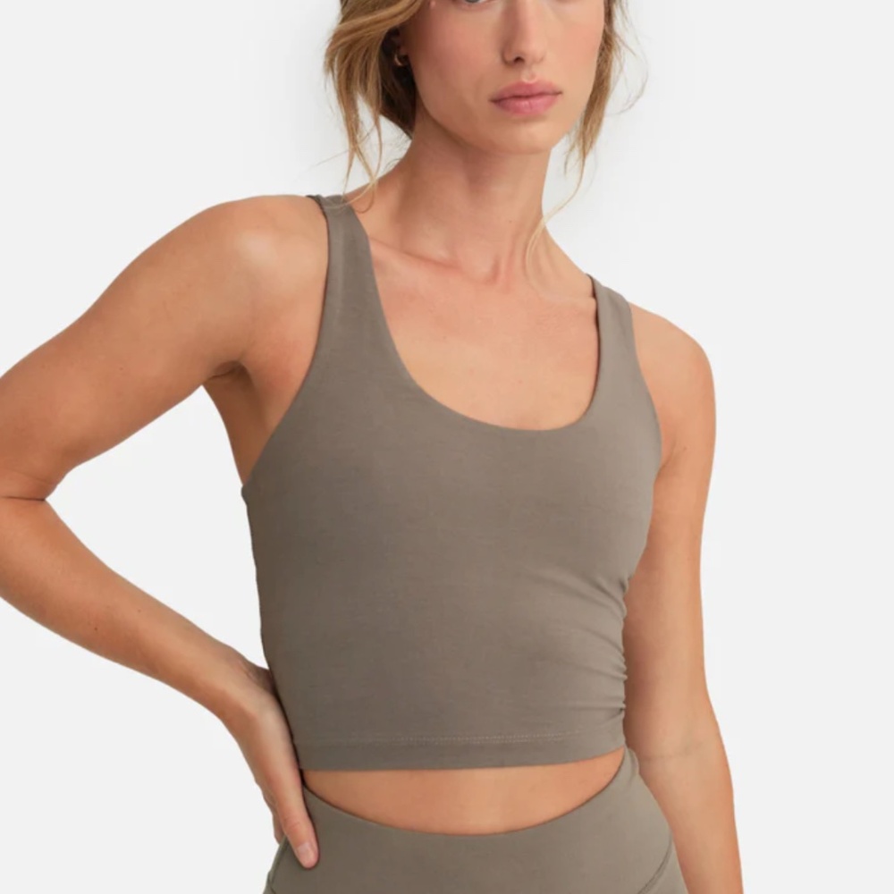 Mate the Label Organic Stretch Racer Tank